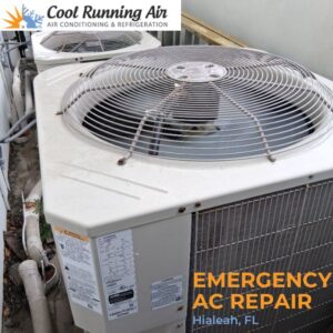 Emergency Ac Repair Service In Hialeah, Fl With Outdoor Residential Air Conditioning Condenser Unit